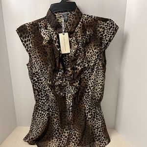 New animal print blouse